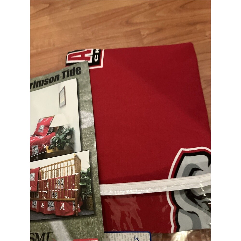Alabama University Crimson Roll Tide Baby Crib Fitted Sheet Multi-Color - Picture 6 of 9
